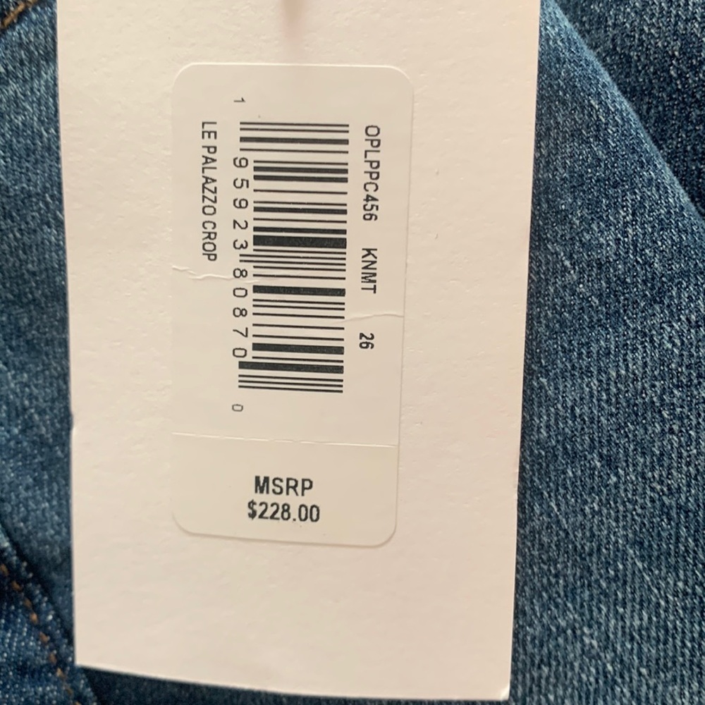 Frame wide leg jeans size 26 new with tags